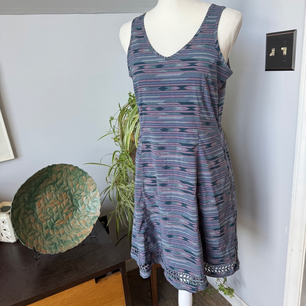 Toad&Co Sunkissed Cutout Dress SMU Recycled Polyester Blend Athletic Dress Small